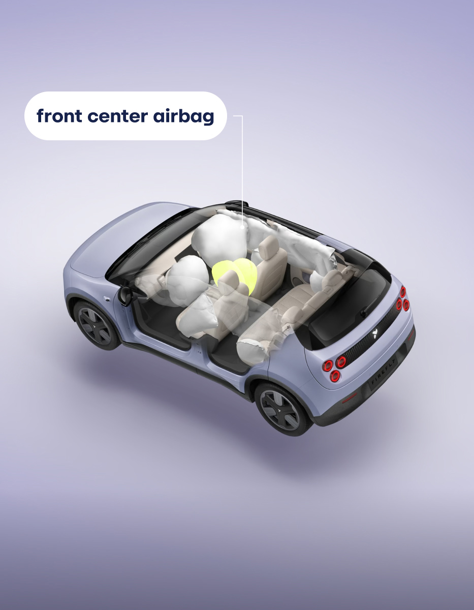 front center airbag